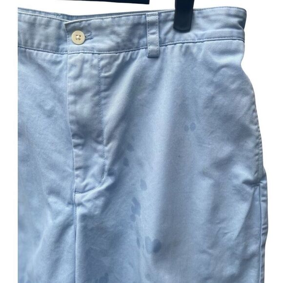 Men's Vineyard Vines Cotton Light Blue Chino Shorts Size 35 - Picture 2 of 6